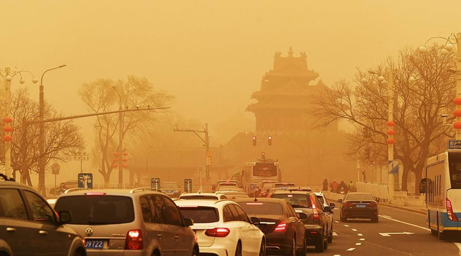 北方今年首場沙塵來襲！沙塵暴下衣服干衣機的干衣優(yōu)勢