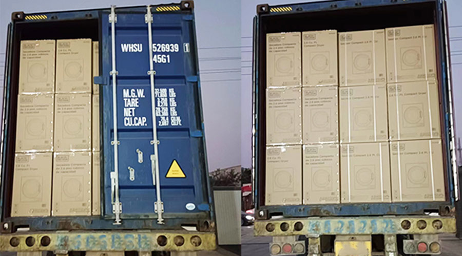 不分晝夜！完成客戶滾筒衣服烘干機(jī)發(fā)貨是職責(zé)所在