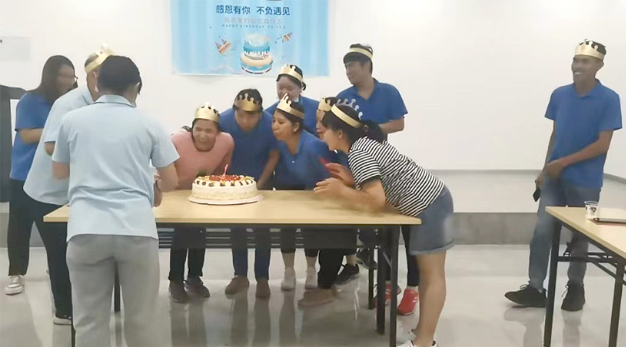 金環(huán)電器6月份員工生日會  美好如約而至！