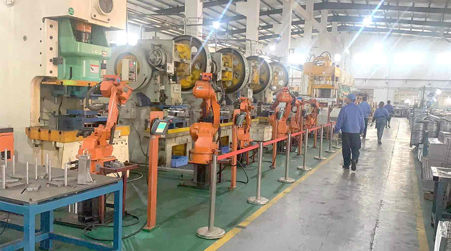 揭秘金環(huán)電器滾筒干衣機沖壓自動化生產是如何進行的？