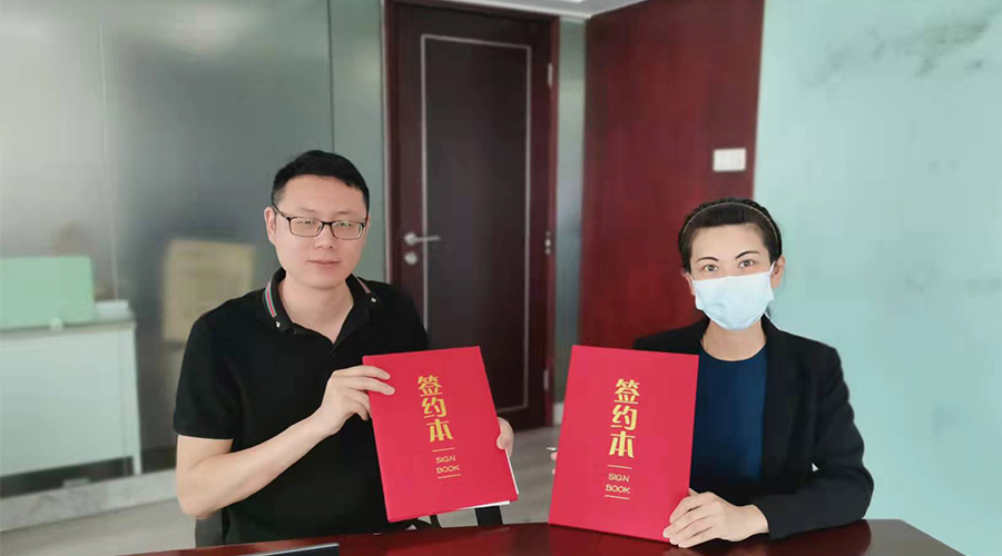 祝賀！金環(huán)電器與寧波某品牌電商客戶再次合作，簽約成功！