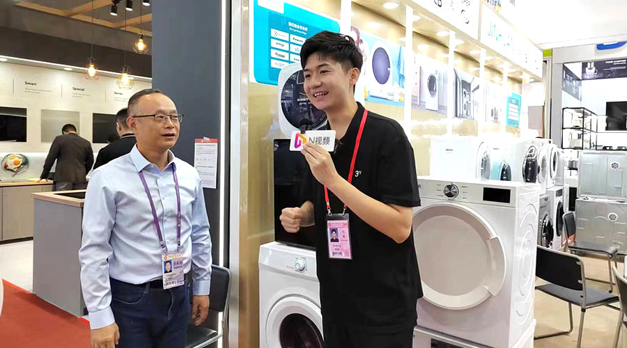 廣交會熱點！央視、新華網(wǎng)等媒體聚焦金環(huán)電器滾筒干衣機(jī)